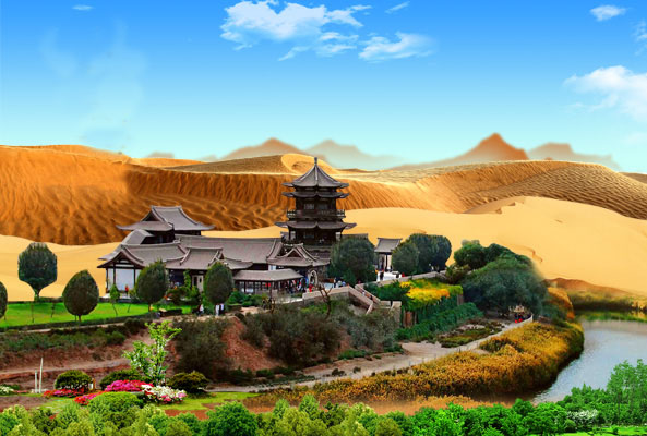 絲綢之路 茶卡鹽湖青海湖9日(純玩無購物)